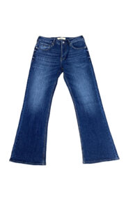 Blue bootcut jeans
