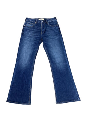 Blue bootcut jeans