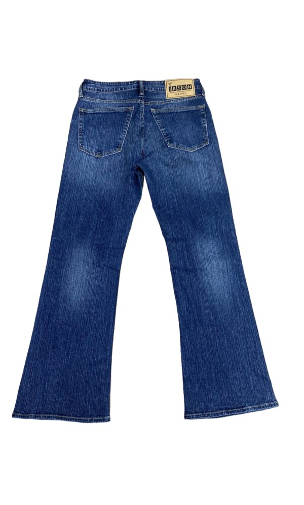 Blue bootcut jeans