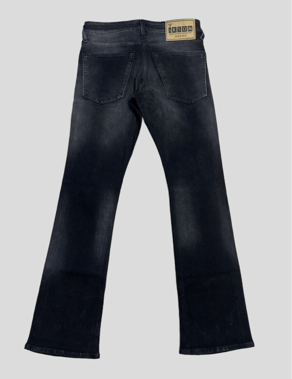 carbon black bootcut jeans