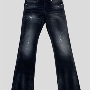 carbon black bootcut jeans