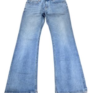 light blue bootcut jeans