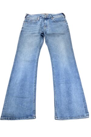 light blue bootcut jeans
