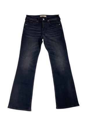 carbon black bootcut jeans