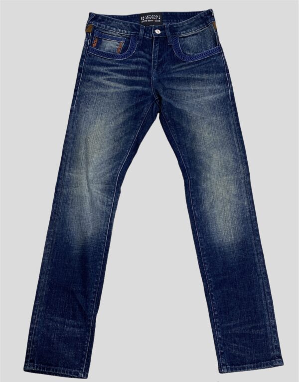 blue slim fit jeans