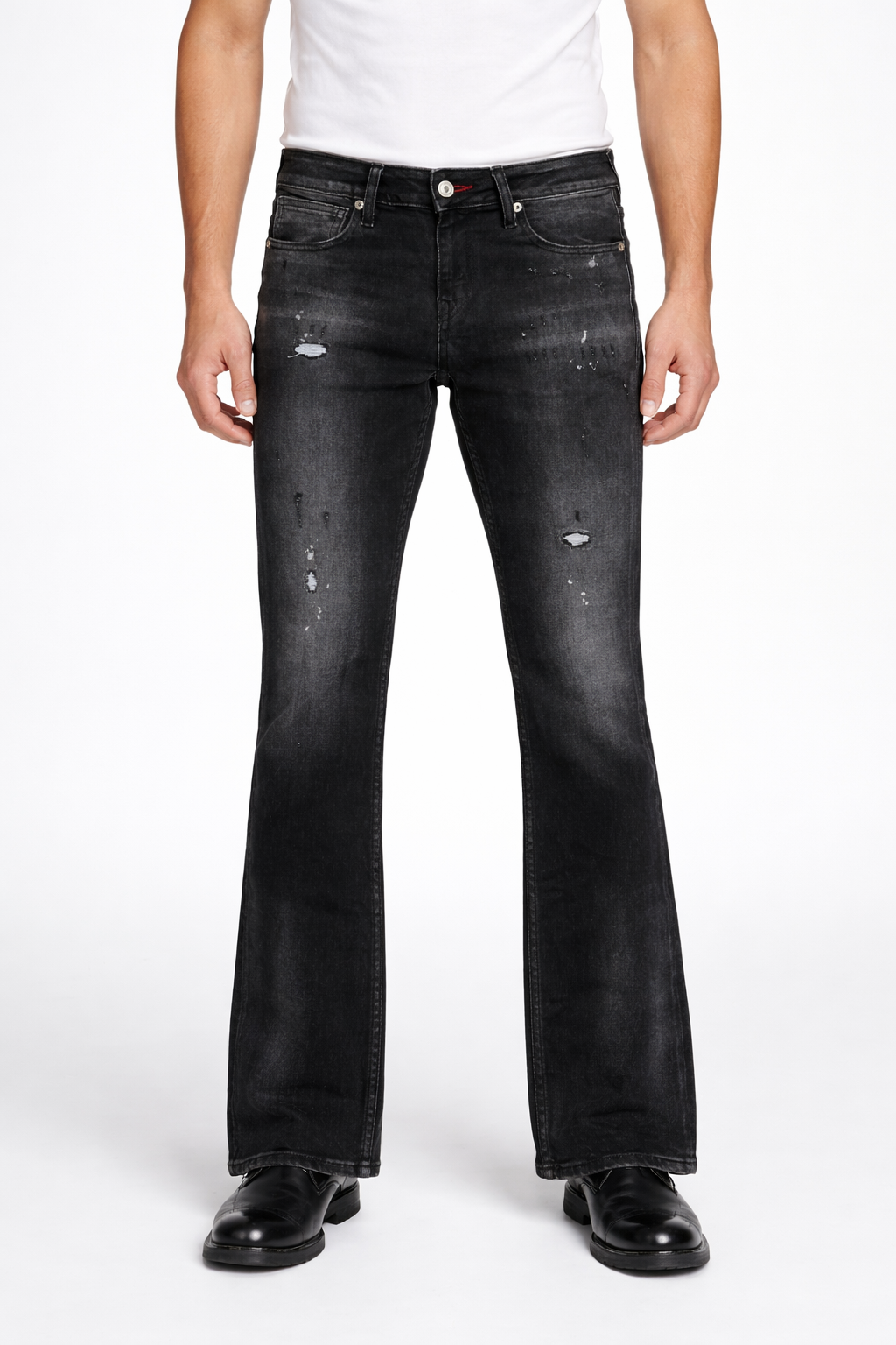 CARBON BLACK BOOTCUT JEANS