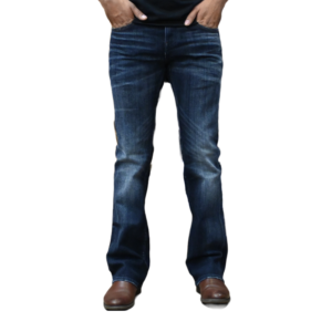 DARK BLUE BOOTCUT JEANS