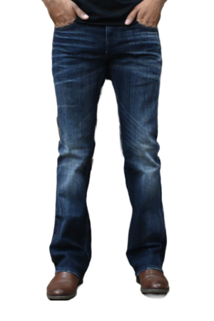 DARK BLUE BOOTCUT JEANS