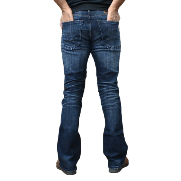 DARK BLUE BOOTCUT JEANS