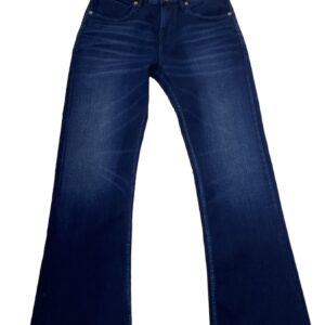 Deep Blue Bootcut Jeans