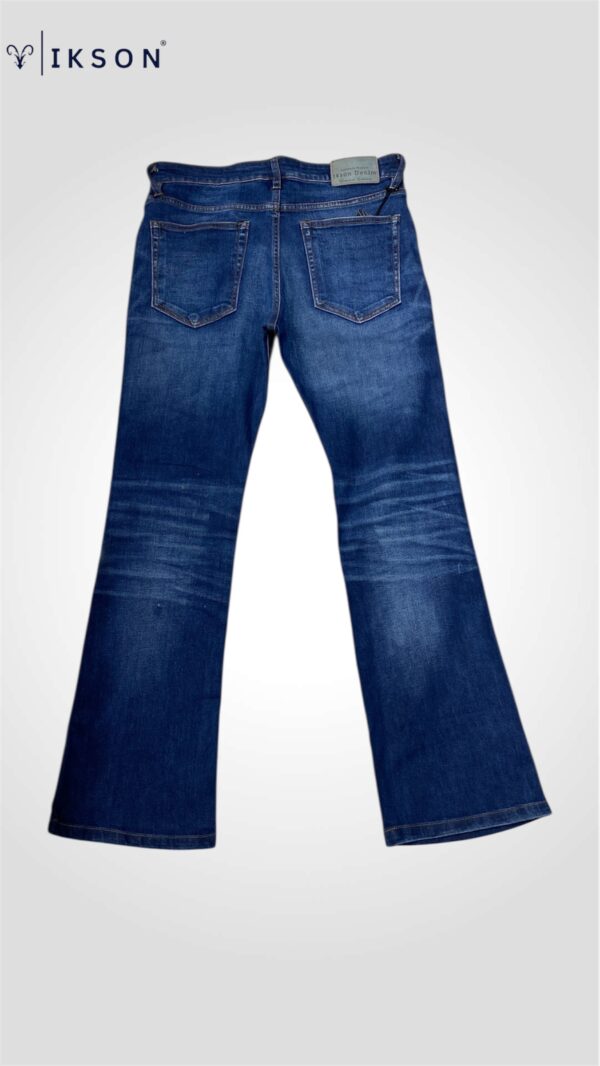 Men's Dark Blue Slim Bootcut Jeans