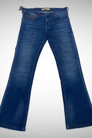 MEN DARK BLUE BOOTCUT JEANS