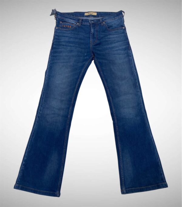 MEN DARK BLUE BOOTCUT JEANS