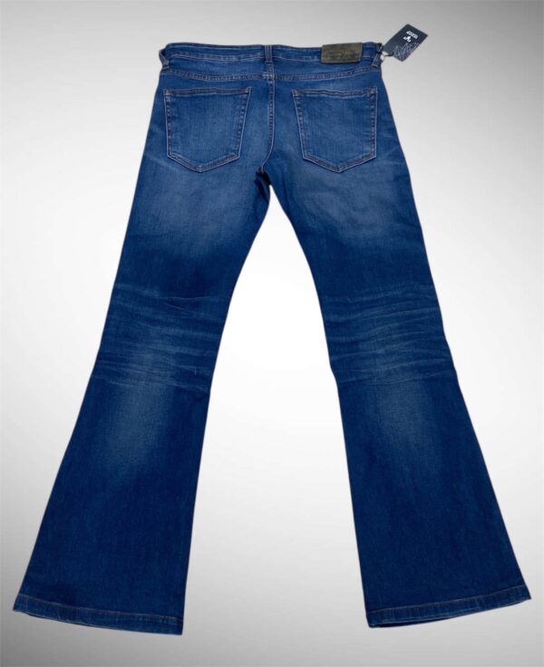 MEN DARK BLUE BOOTCUT JEANS