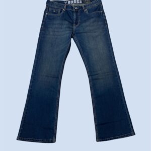 Men's Bootcut Jeans in Dark Blue Wash | Ikson.in
