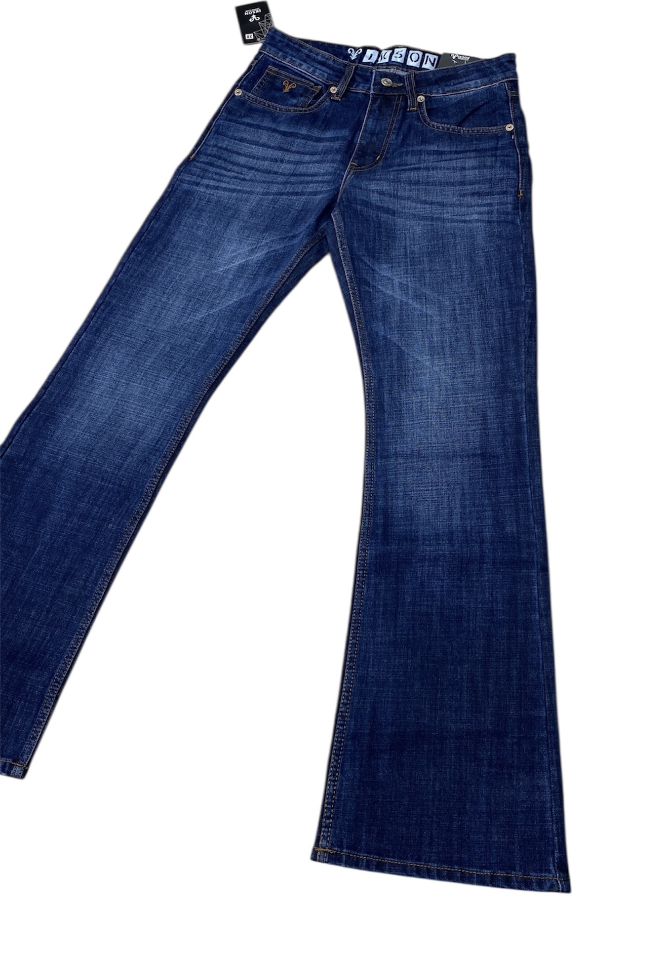 Indigo Blue Bootcut Jeans – Classic Fit Stretch Denim - Image 2