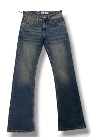 Men Brown Bootcut Jeans front view