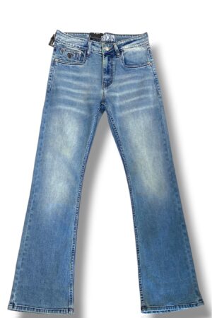 Men Blue Bootcut Jeans